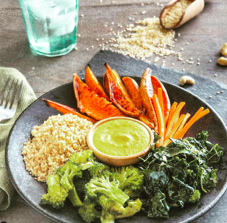 Roasted Veggie Quinoa Bowl