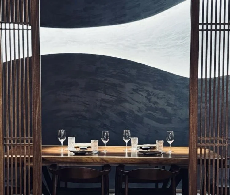 Elegant Japanese modern private dining room is available for your special occasion. Perfect for your birthday party, business dinner or other special gathering.