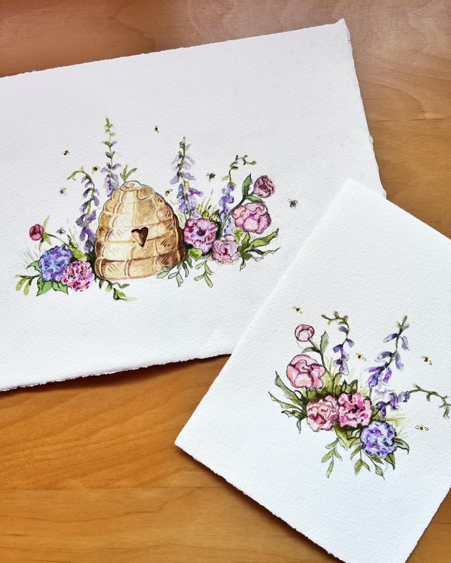 Working on a lovely commission at the moment, so looking forward to stitching 🧵 🌸🌼🐝