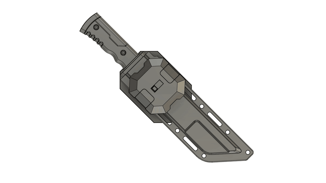 Halo Infinite - Model 52 Knife.gif