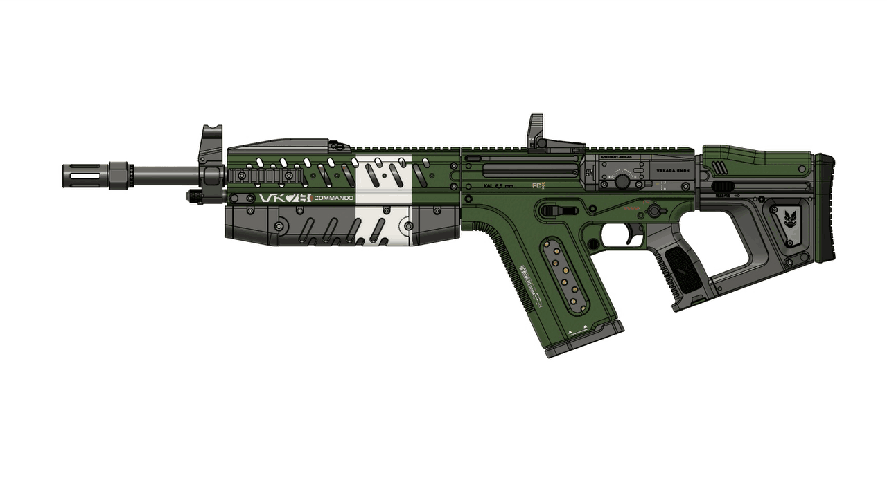 Halo Infinite - VK78 Commando.gif