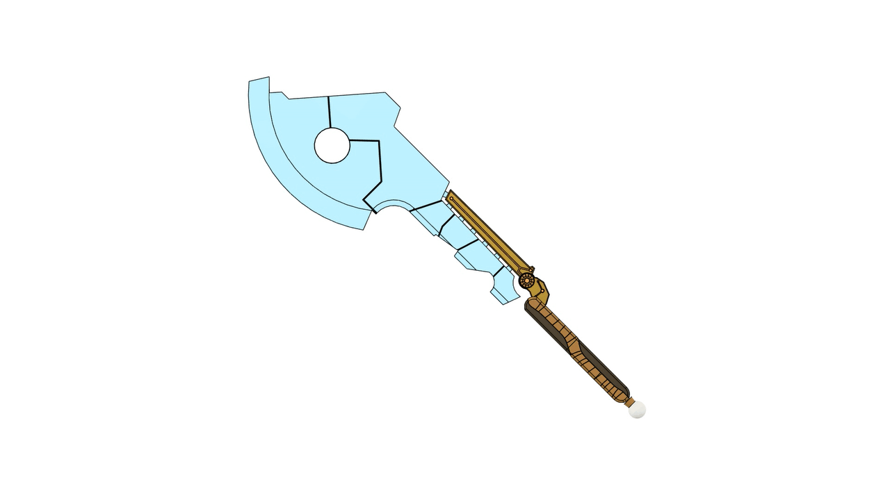 Legend of Zelda Breath of the Wild - Ancient Battle Axe.gif