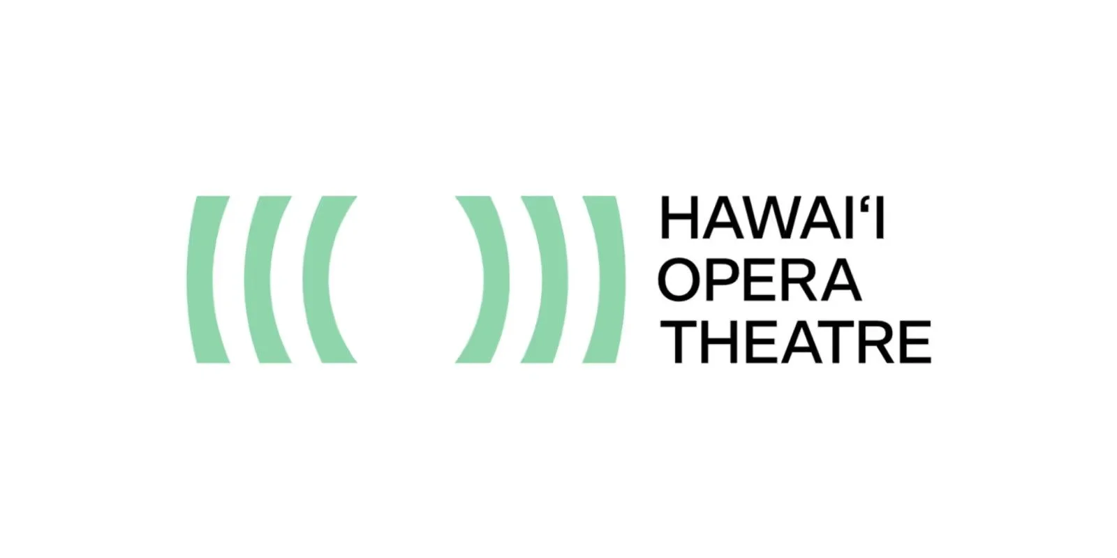 Logo for the Hawaii Opera Theatre featuring the word "HOT" with a red square background behind the letter "O".