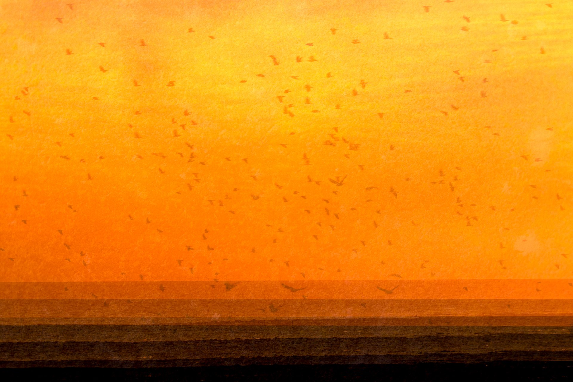 Sunset at Birling Gap
