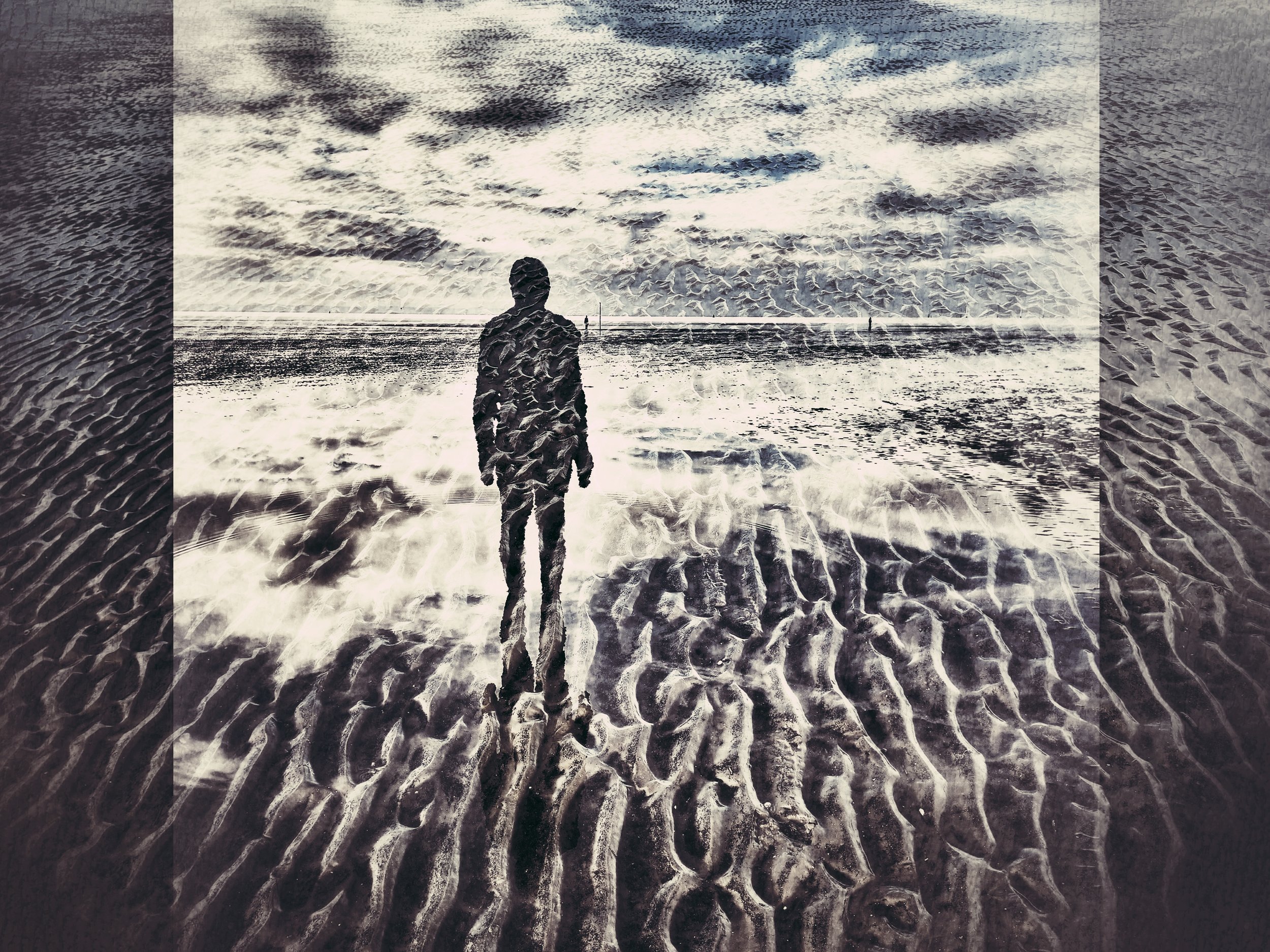 Multiply Exposing Crosby Beach..