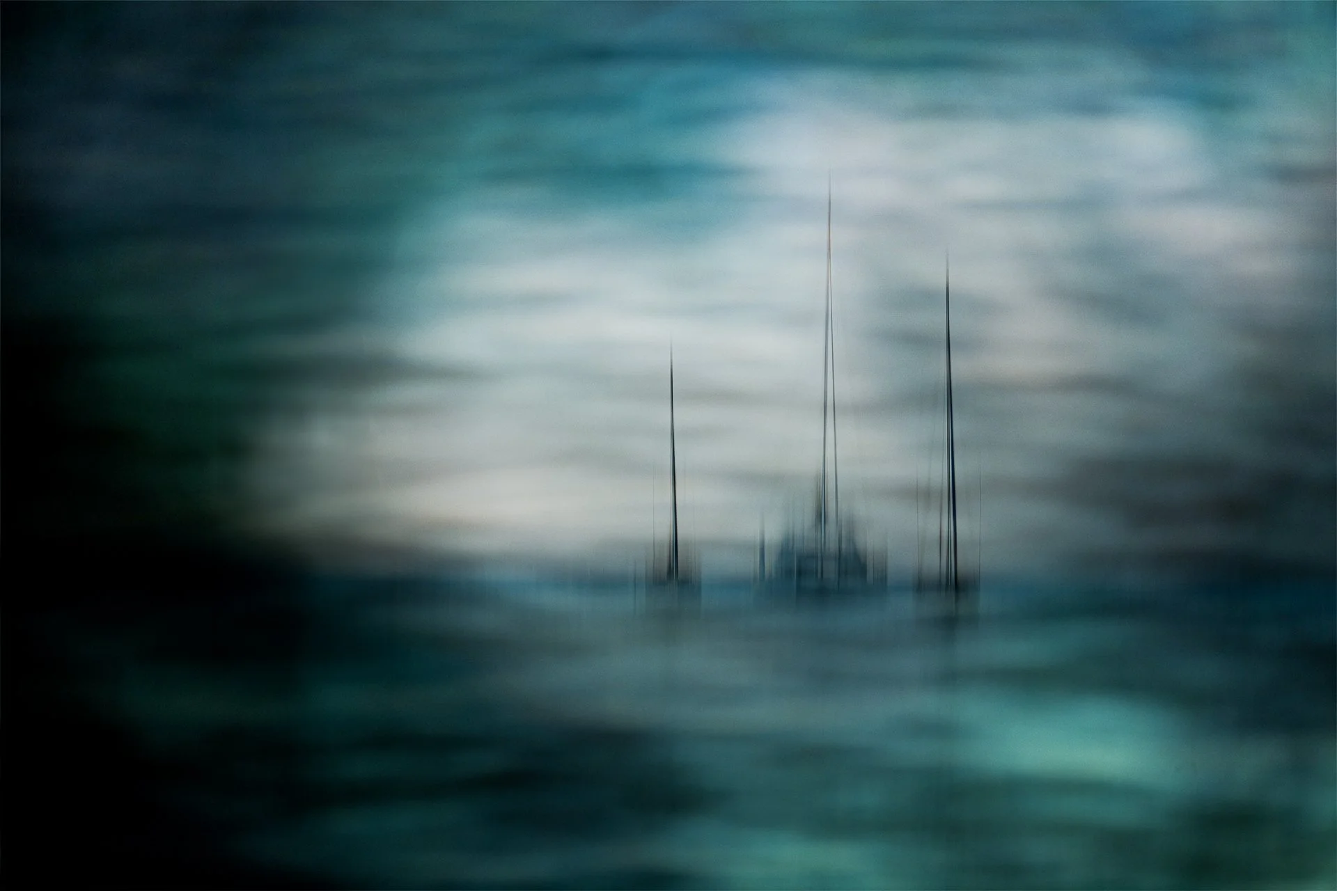 In the Wilde Photography Academy's Skills Course there is a whole week devoted to the combination of ICM (Intentional Camera Movement). As I post about the 'crosshatching' technique all the time here is a photoshop creation with an ICM of boats combi