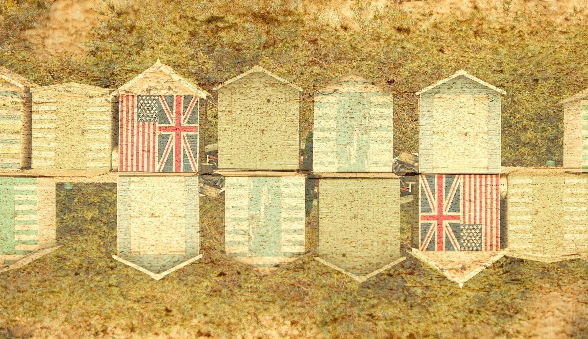 Multiple Exposure in and out of camera 📸

This was an in camera multiple exposure of the beach huts that was taken  lying down on the stones - yes, there is a certain amount of sacrifice when trying to get the right shot, usually involving dirty clo