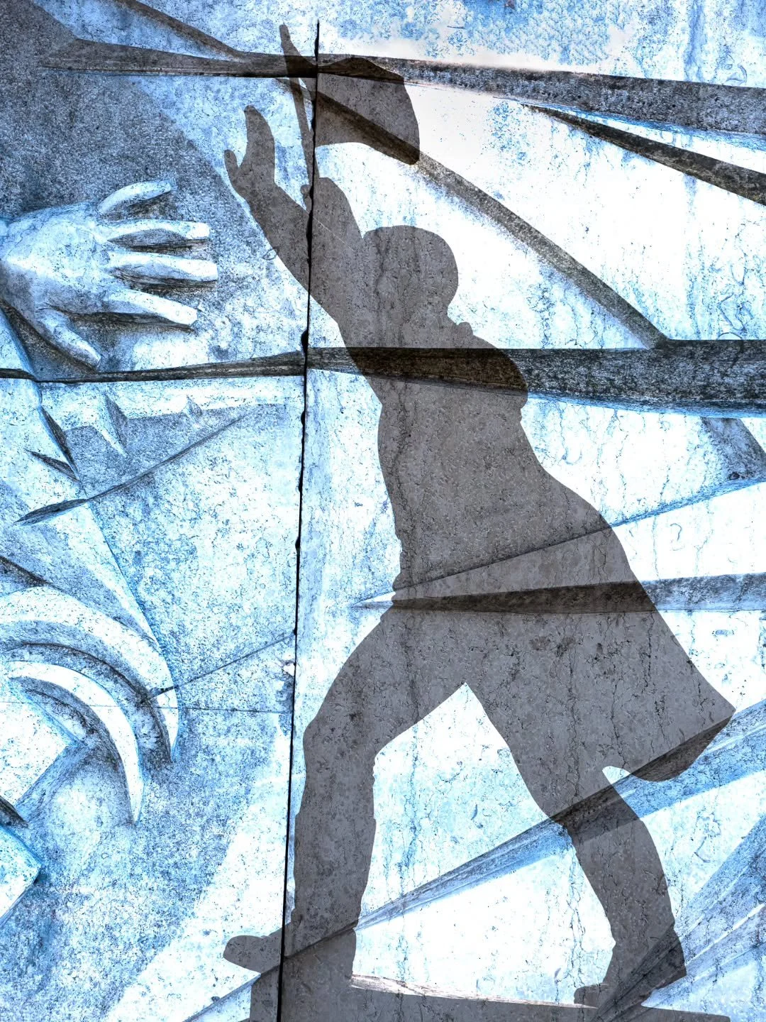 Multiple Exposure in post processing 📸

I am a little late for #fusedfriday today but only by hours.....This is a multiple exposure using 2 images from Memento Park in Budapest, Hungary.  It is a powerful open air museum showcasing the statues which