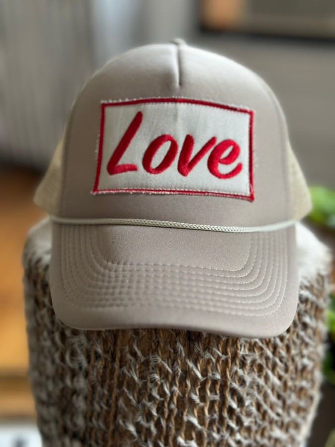 Khaki Love Trucker Hat