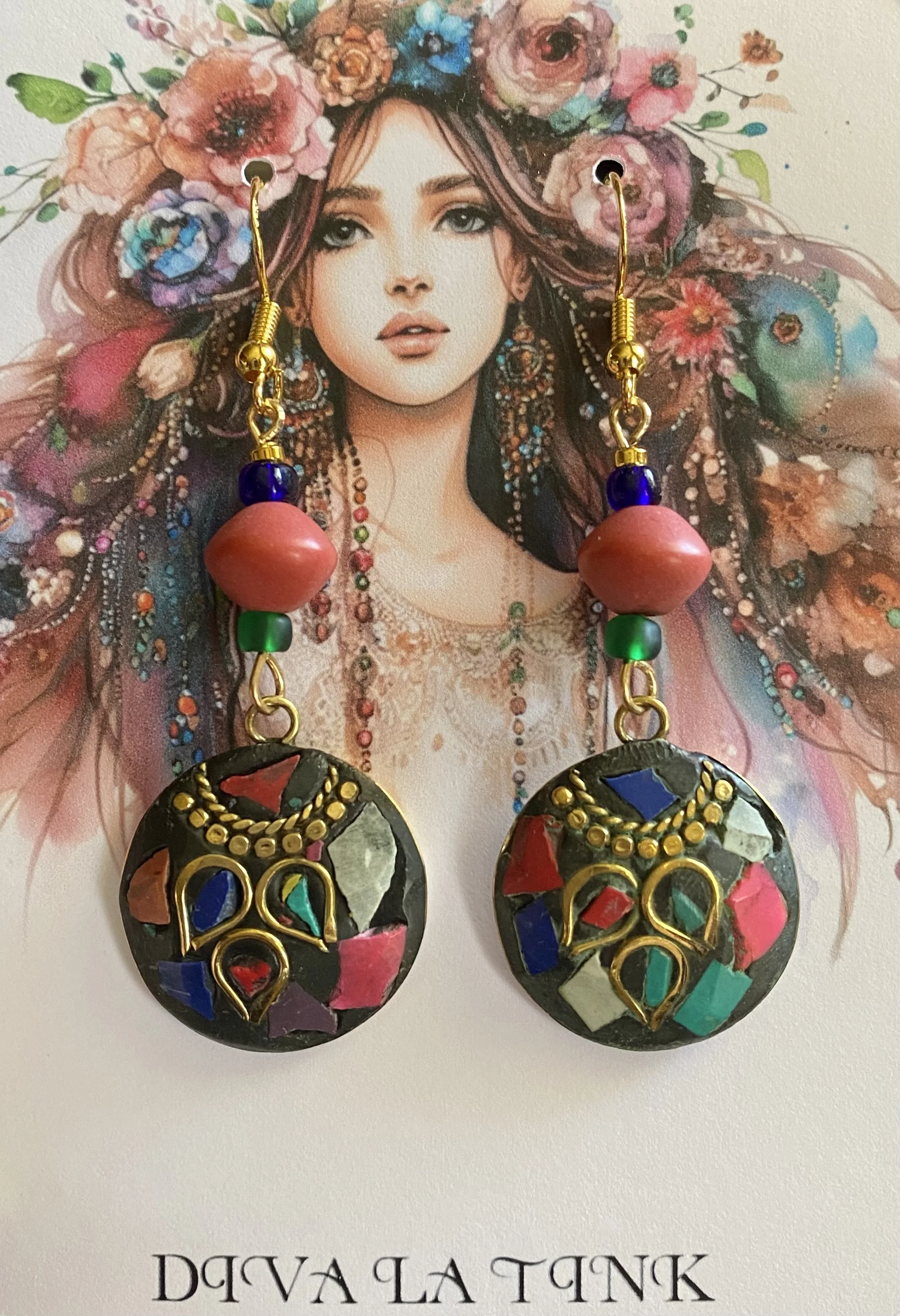 Spanish Mosaic Earrings