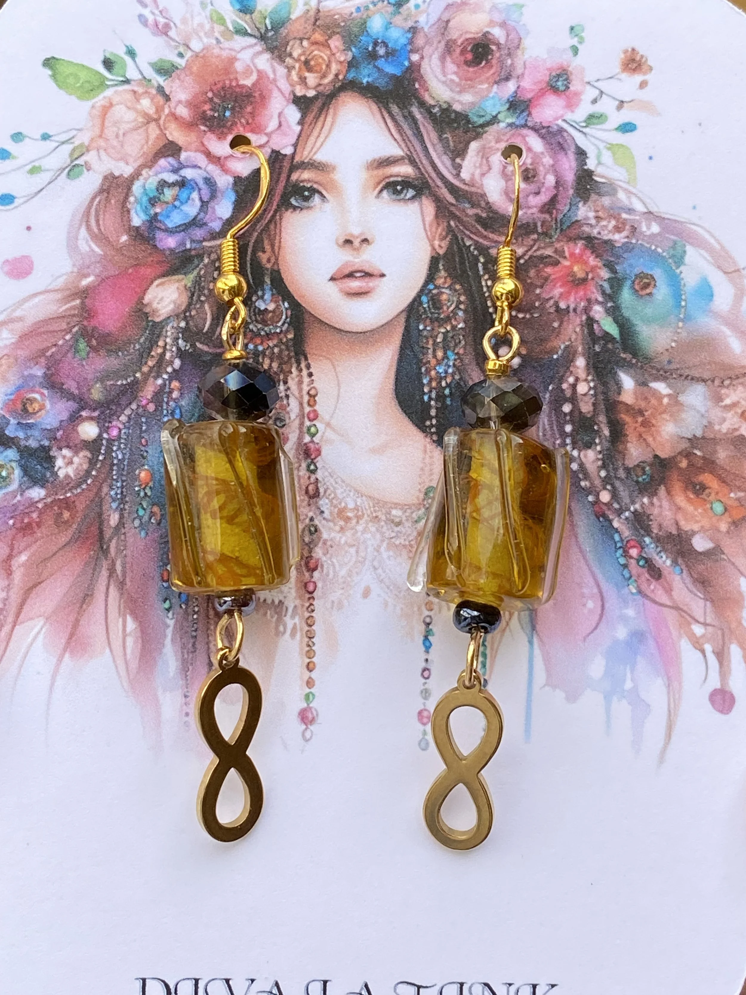 Infinity Charm Earrings - Spain Collection