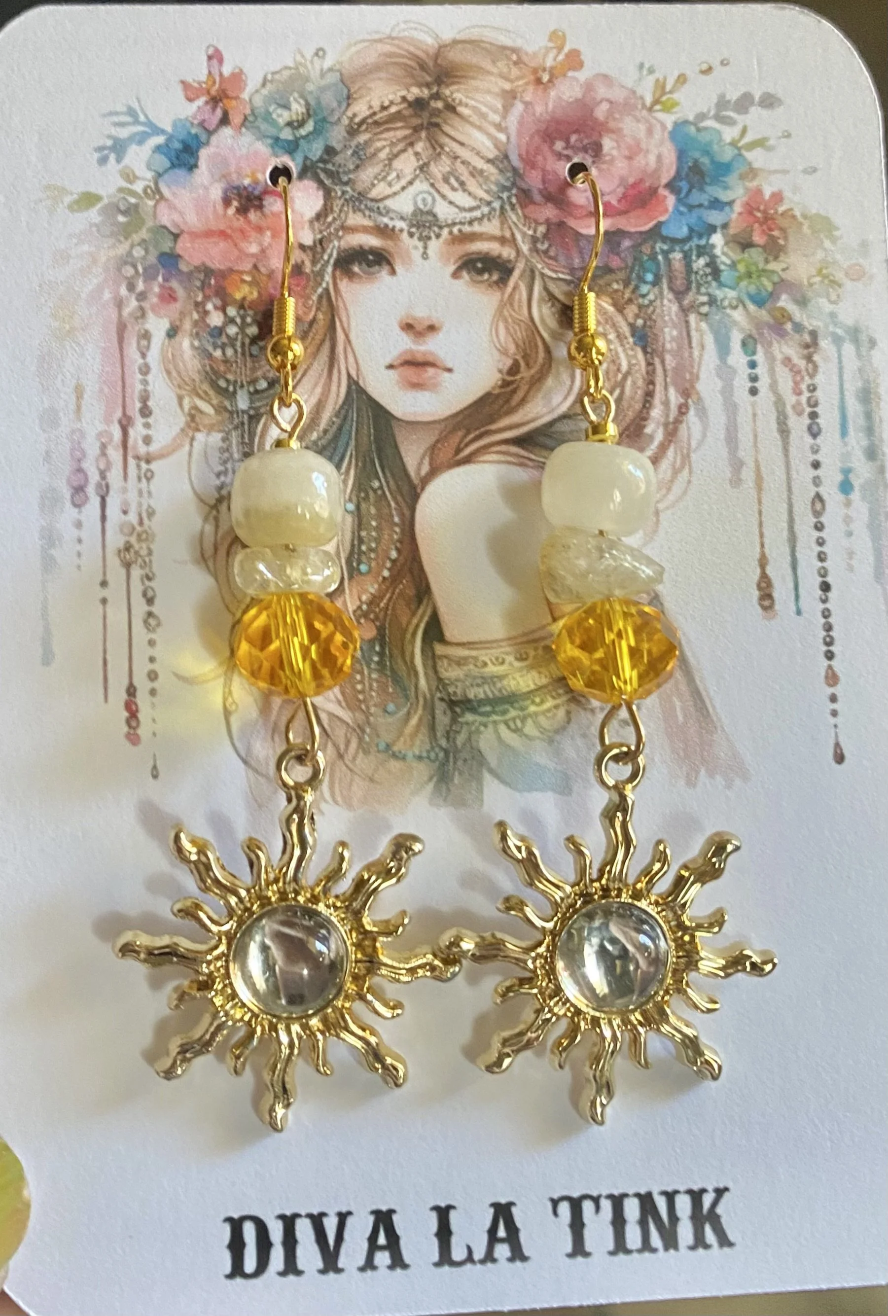 Solar Reflection Earrings 🌞