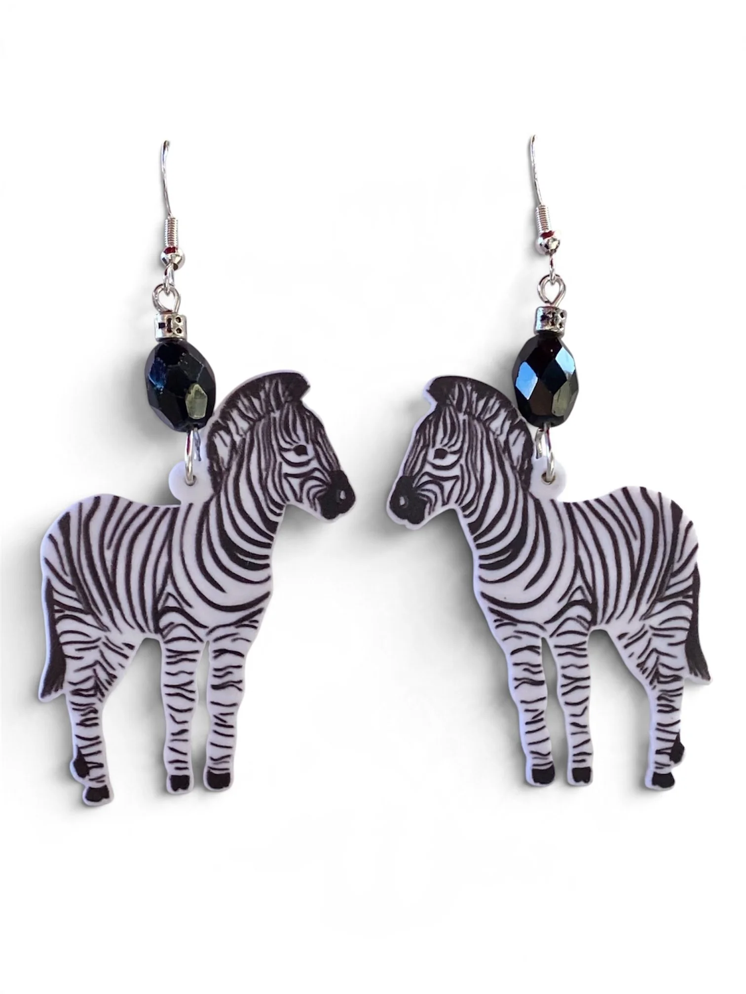 Wild Zebra Earrings