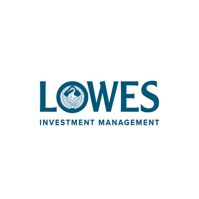 Lowes Investment Management logo with a globe icon.