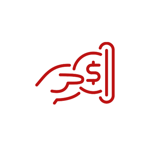 Illustration of a DNA helix with a document in red outline.