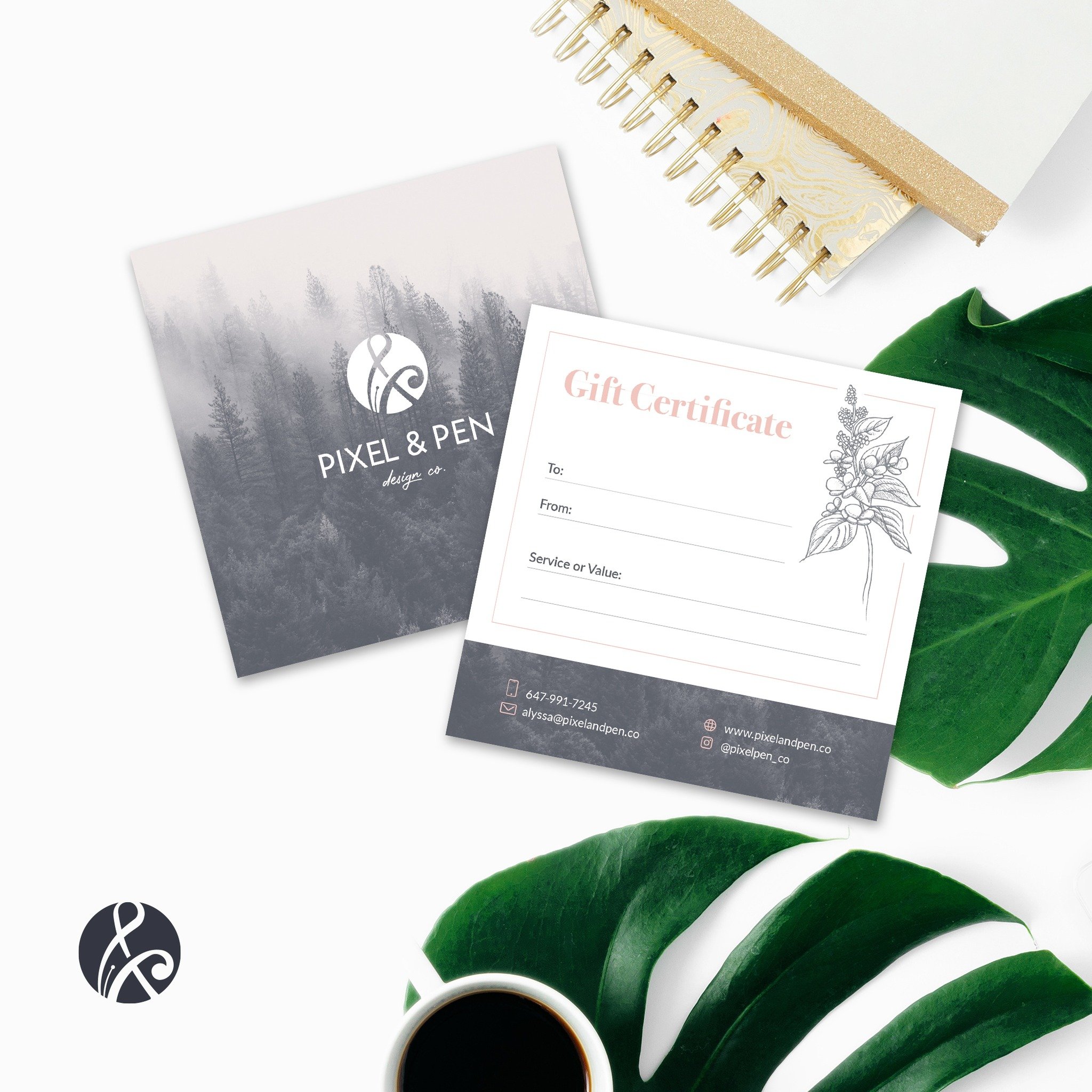 Pixel &amp; Pen Gift Certificates are Here!

Looking for a last-minute gift for the small business owner in your life? Give them the gift of fresh branding, killer graphics, or help with all the design tasks they keep putting off.

It&rsquo;s thought