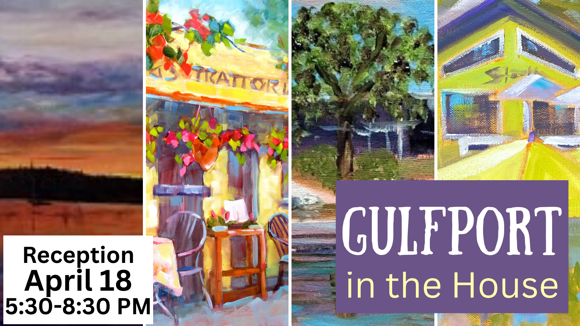 3rd Saturday - Gulfport in the House featuring DRV Gallery Artists