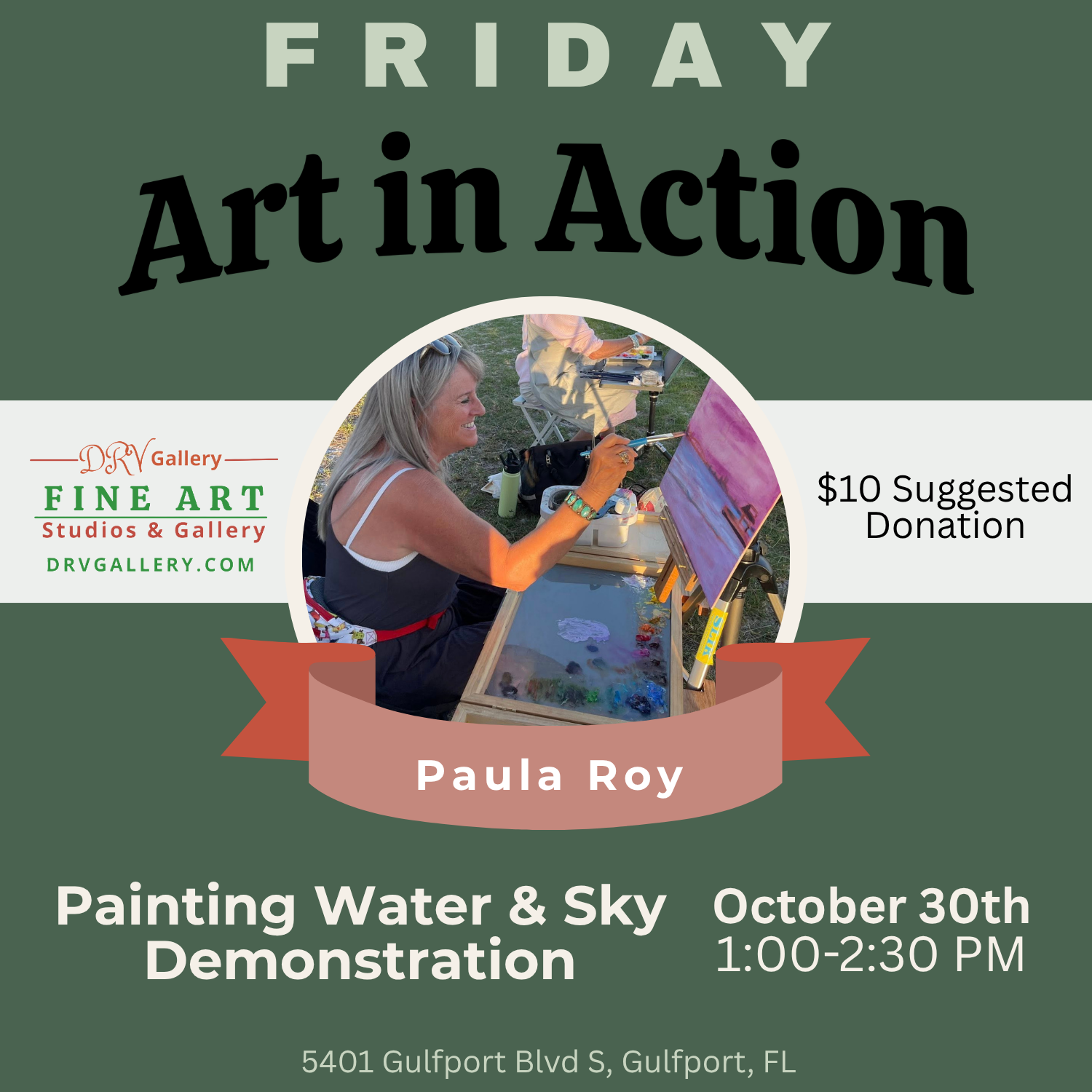Art in Action: Painting Water & Sky with Paula Roy