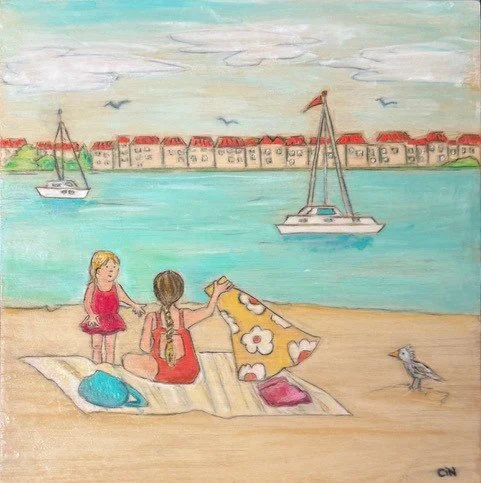 Day at the Beach by Cindy Rodella-Purdy