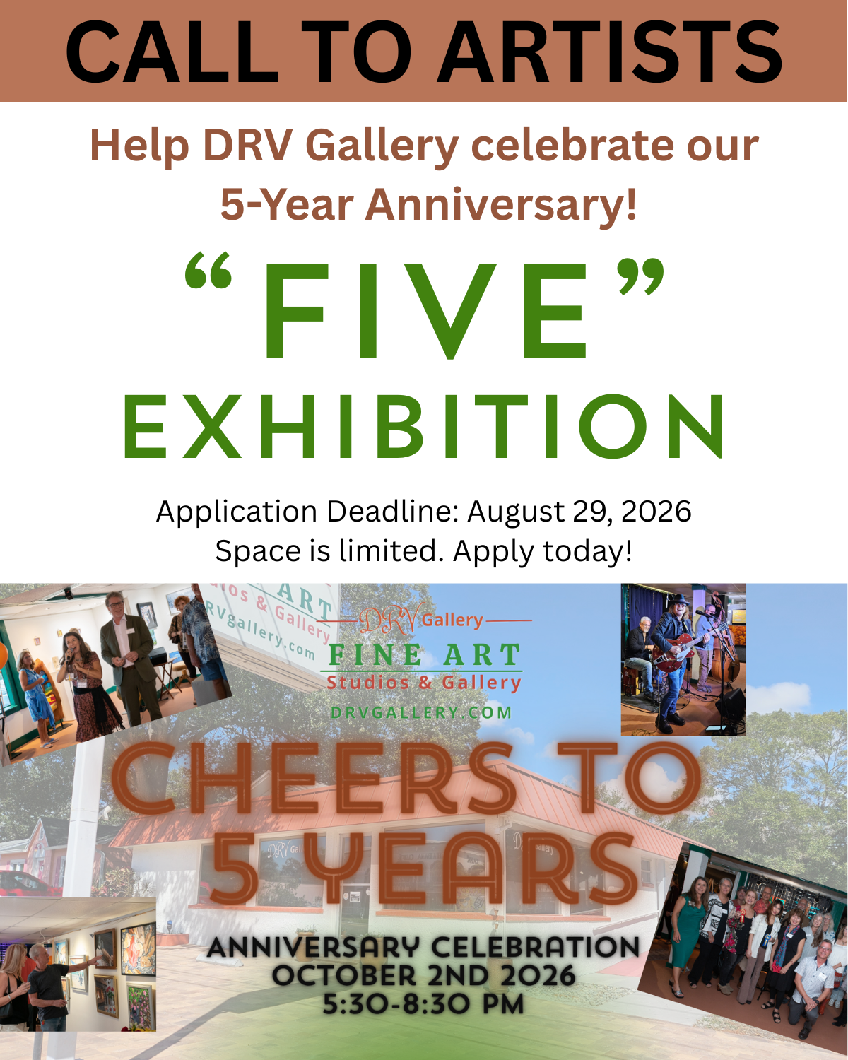 "FIVE” Exhibition - Call for Artists