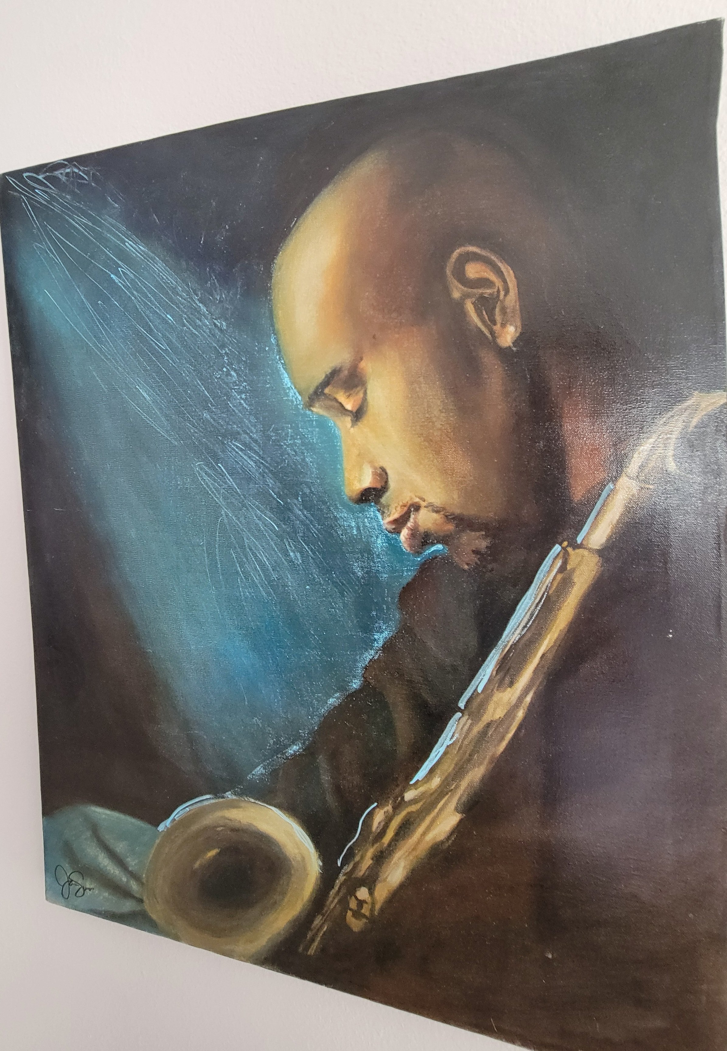 Blues Man by James Suggs - NOT FOR SALE