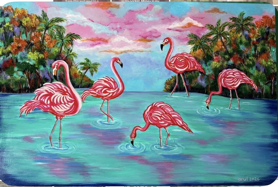 Where the Waters Dream Pink by Arlinda Sherman