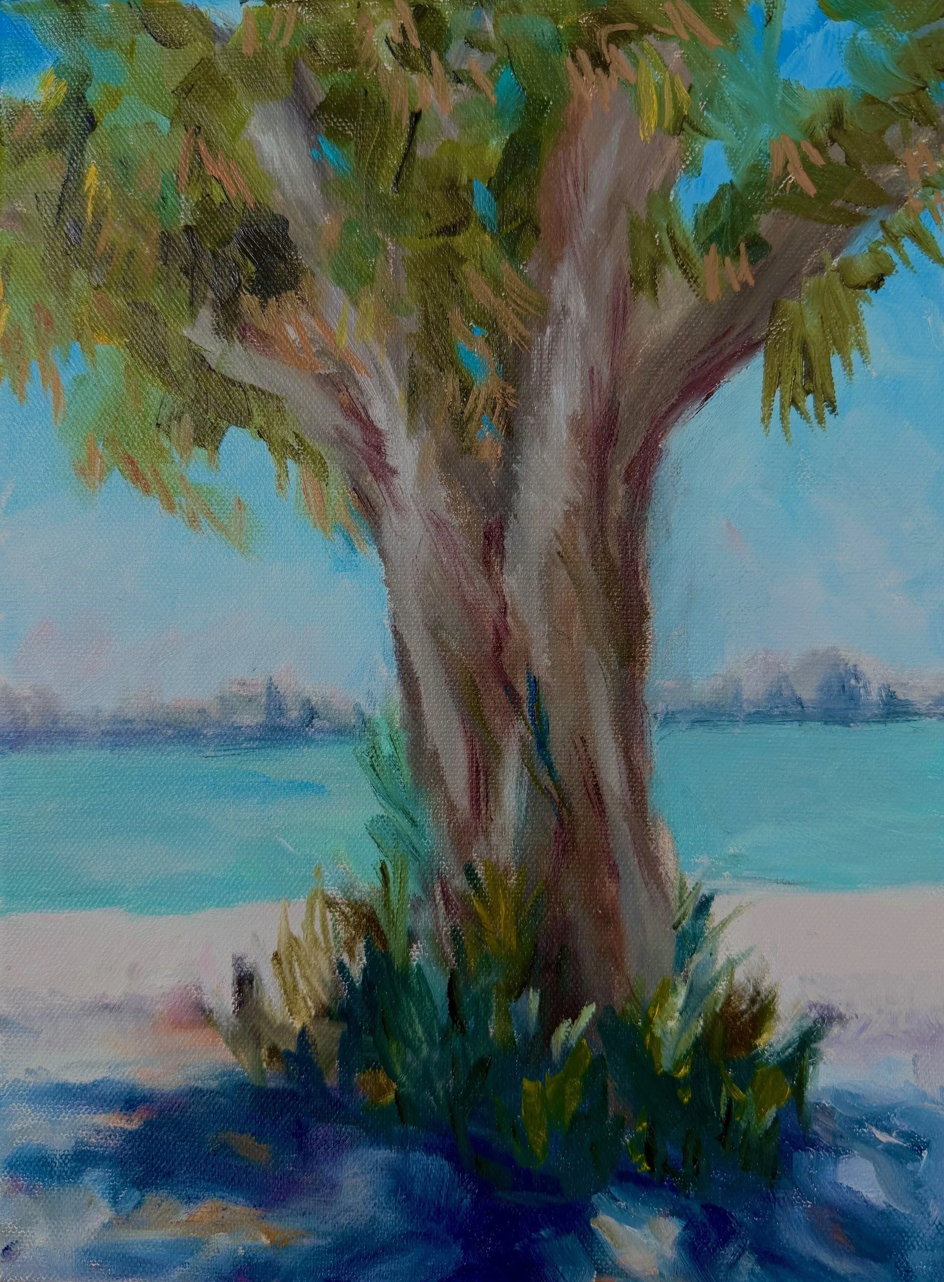 Vrkasana (Tree Pose) by Paula Roy