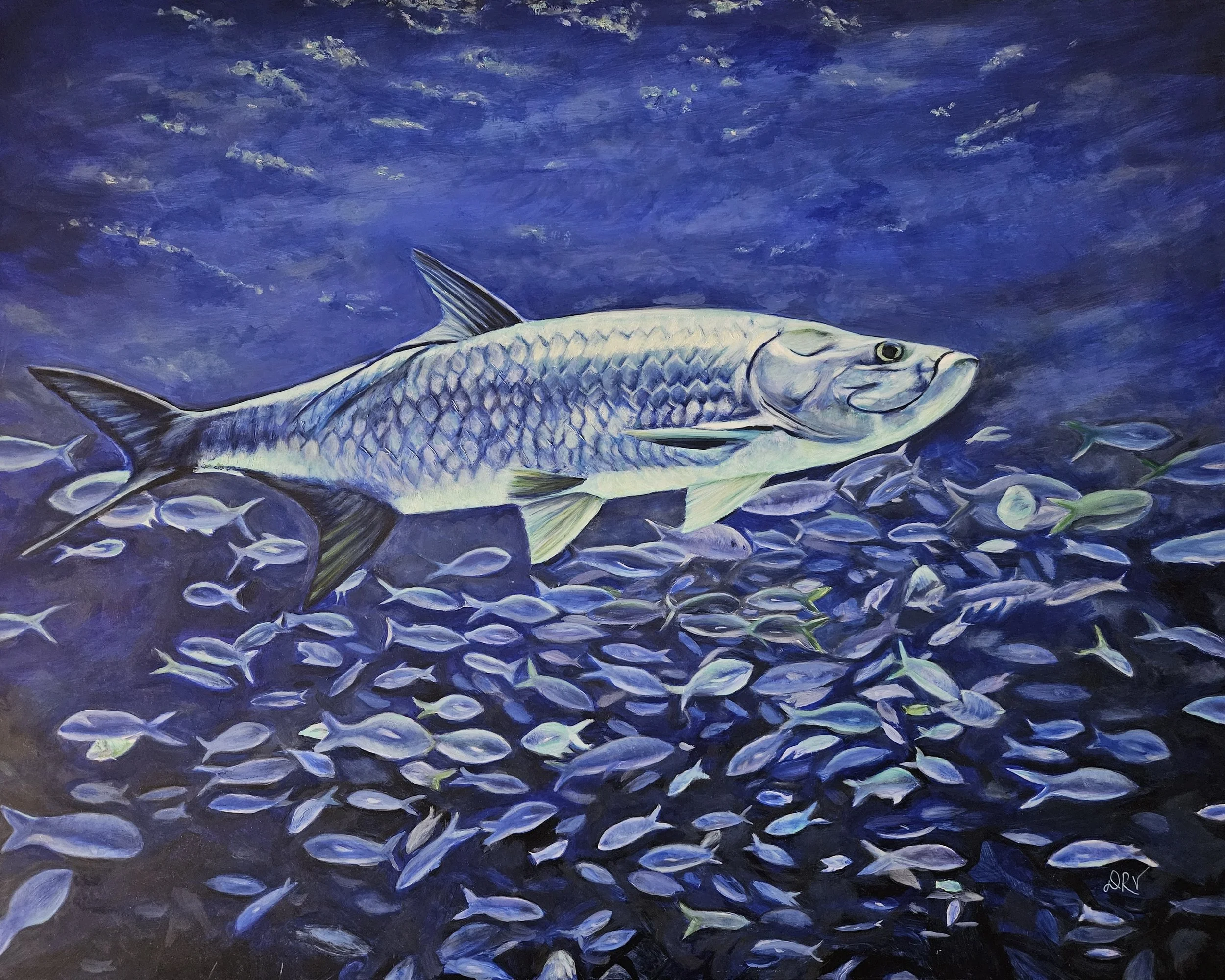 Turquoise Tarpon & Friends by Deserie Valloreo