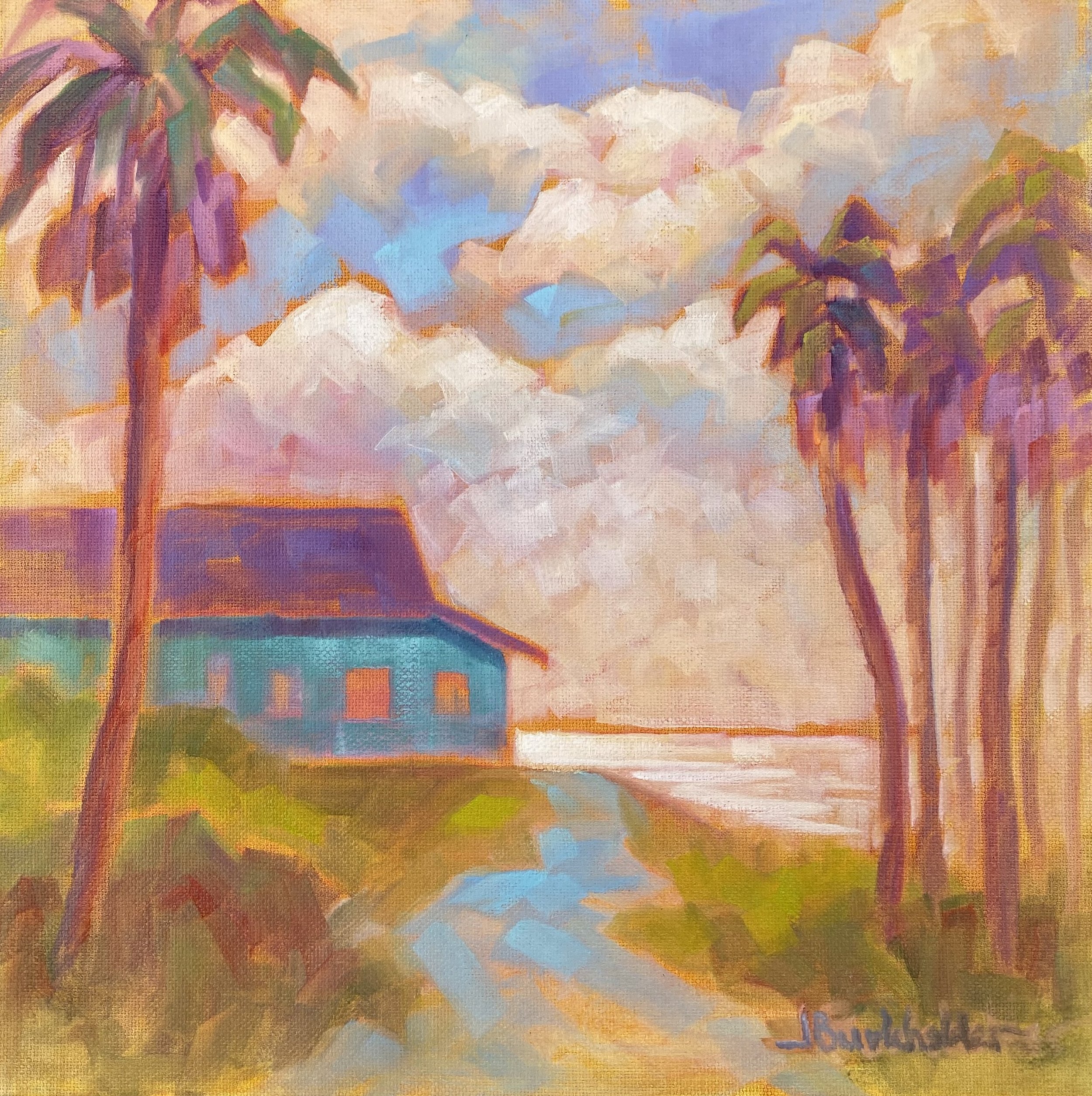 Coast Guard Building by Joyce Burkholder