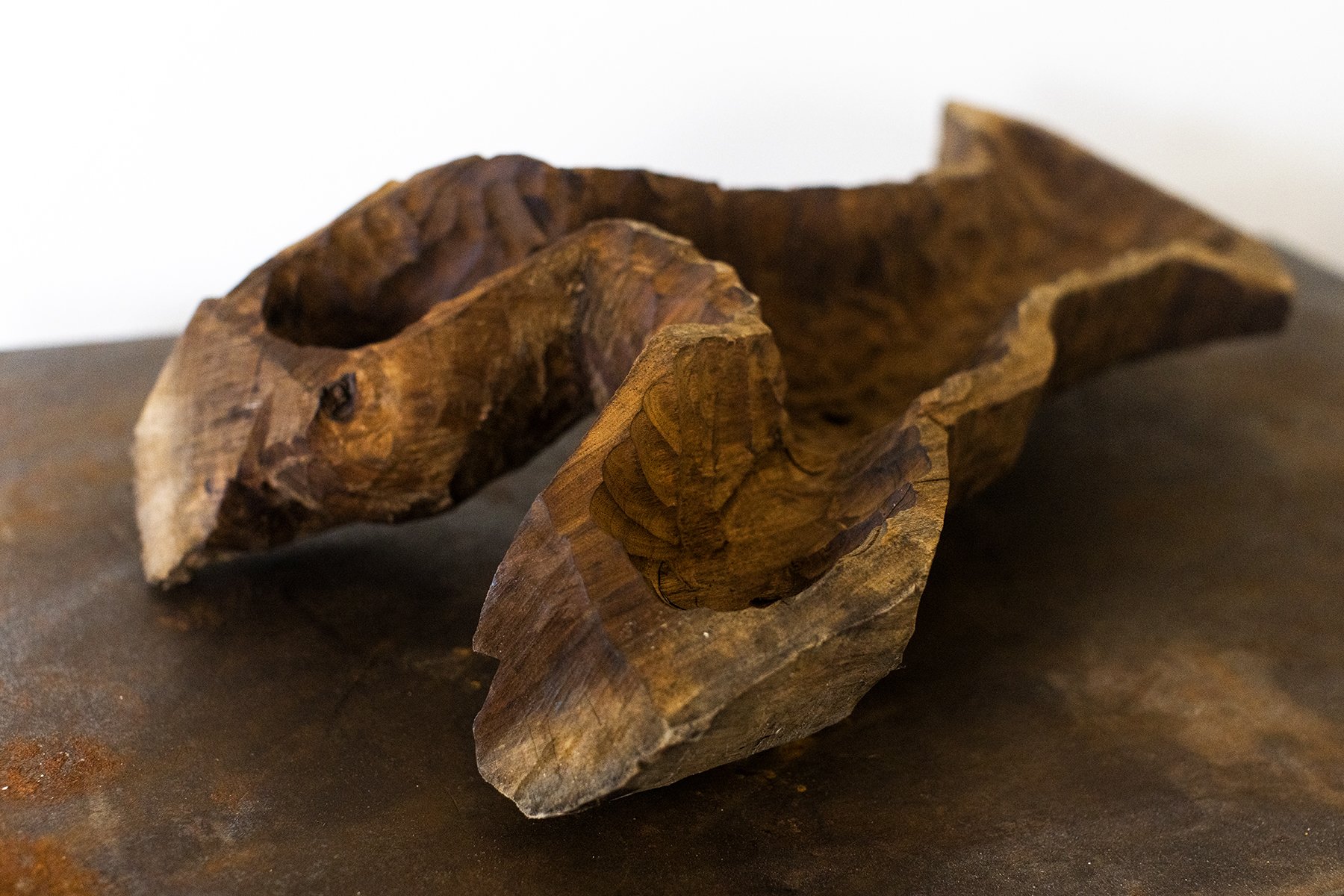 Lobster in Black Walnut 19 x 10 x 4