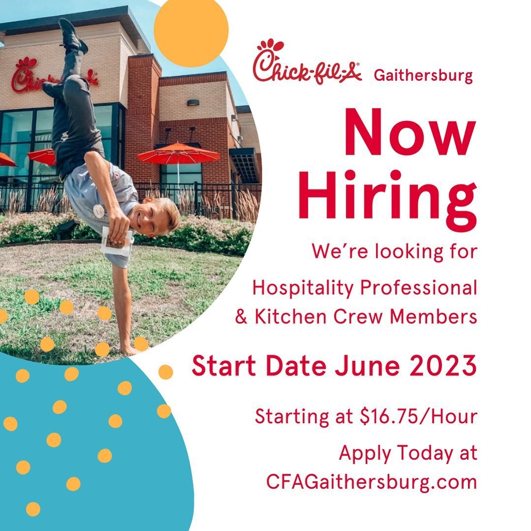 We&rsquo;re Hiring! Come join our Grand Opening Team in June 2023🚨

Here are a few benefits to joining our Team 
✨ Starting pay $16.75
✨ Off on Sundays
✨ Flexible Schedules 
✨ Opportunities for Growth
✨ Scholarship Opportunities 
✨ Opportunities to 