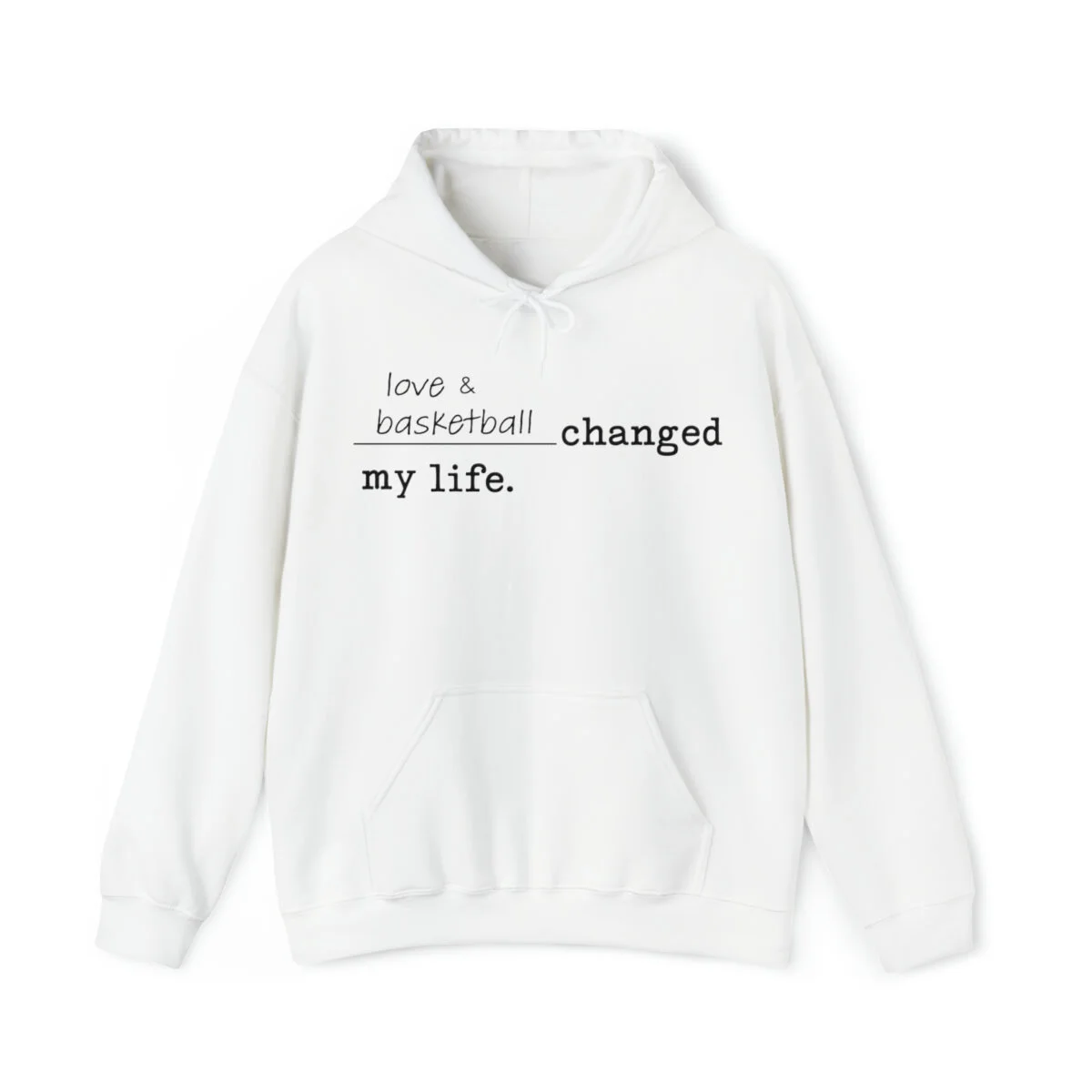Love and Basketball Movie Hooded Sweatshirt Black Arthouse Movies and Films