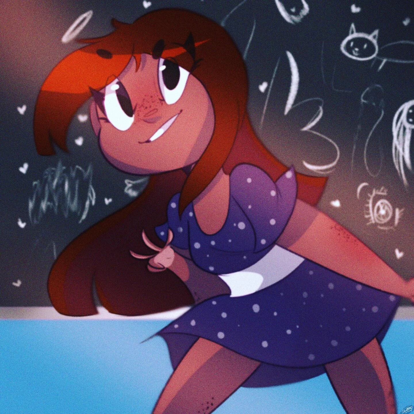 It&rsquo;s game night tonight! Rooting 4 dad&rsquo;s team with the dress he made me~!💙
Can&rsquo;t wait to see how this plays out! 💙💙💙