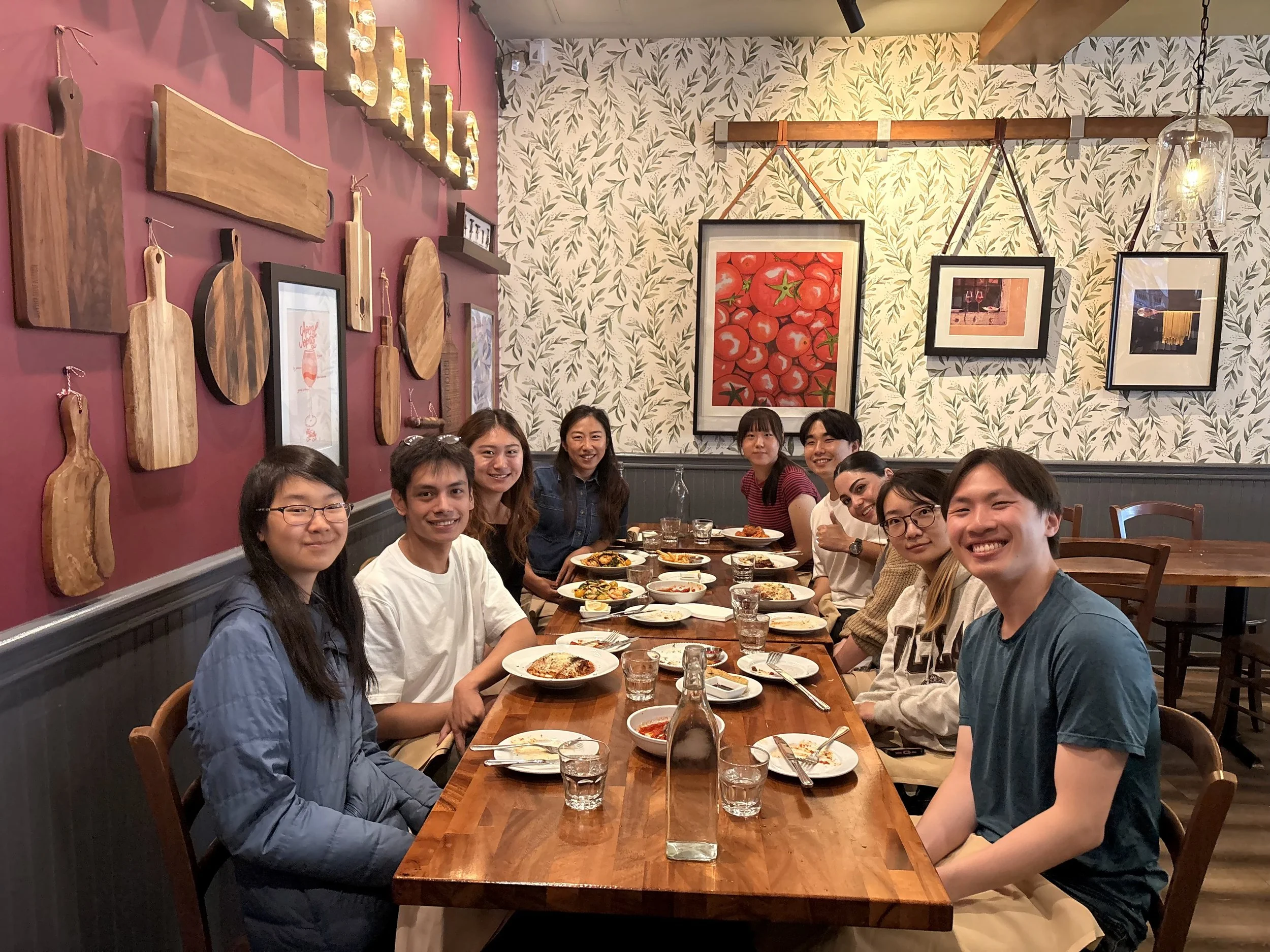 Welcome, Junho, and goodbye, Justin, Vanessa! Spring, 2026