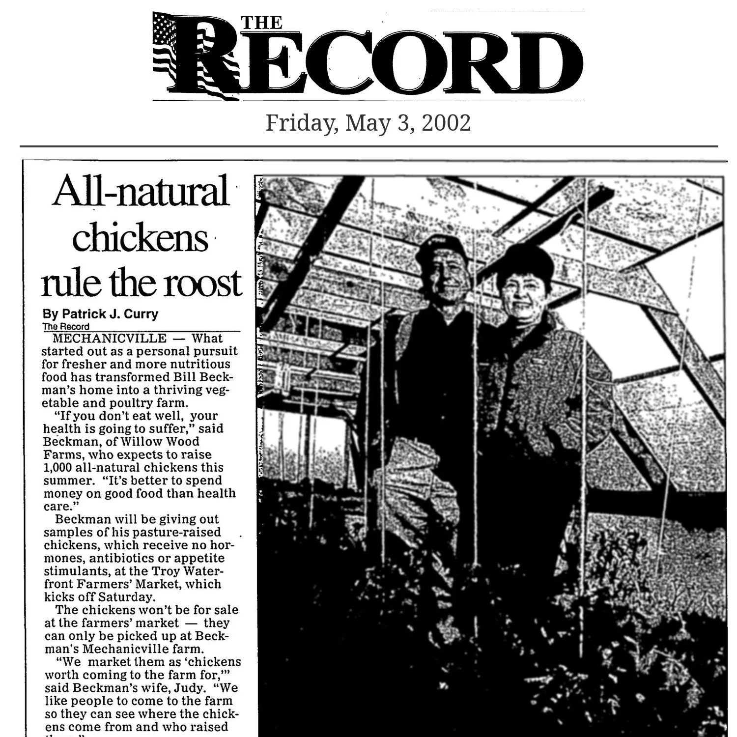 All-Natural Chickens Rule the Roost (The Record)