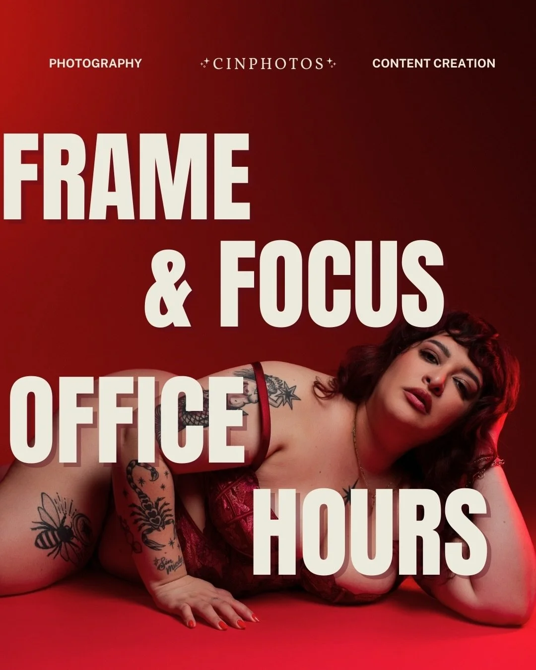 Introducing Frame &amp; Focus Office Hours! ✨ The gap between where you are and where you want to be can feel overwhelming.

It&rsquo;s not that talent is missing- it&rsquo;s clarity, strategy, confidence, and someone to help you focus on what really