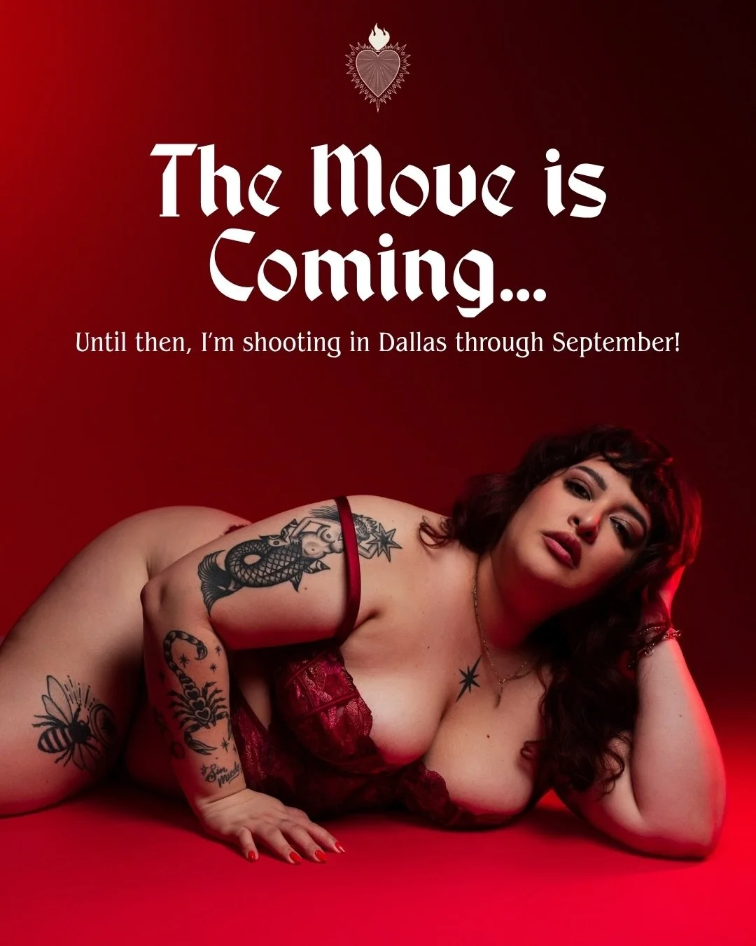 I am still in Dallas and taking clients until the first week of September! Then after one more birthday celebration + one last community event, I am off to Los Angeles (Long Beach to be specific)! 

Mailobs in Dallas, this is our last summer together