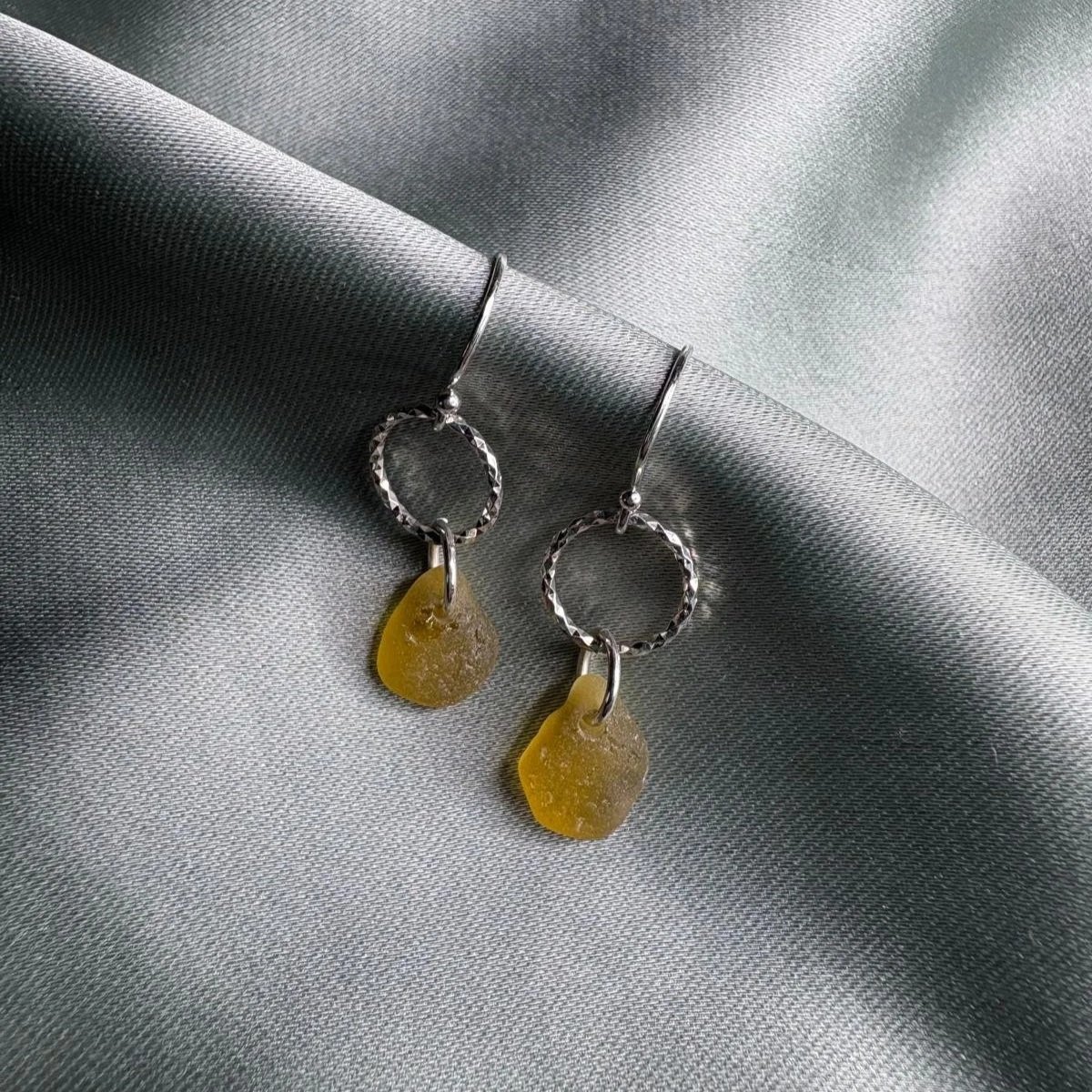 Cove earrings - Amber
