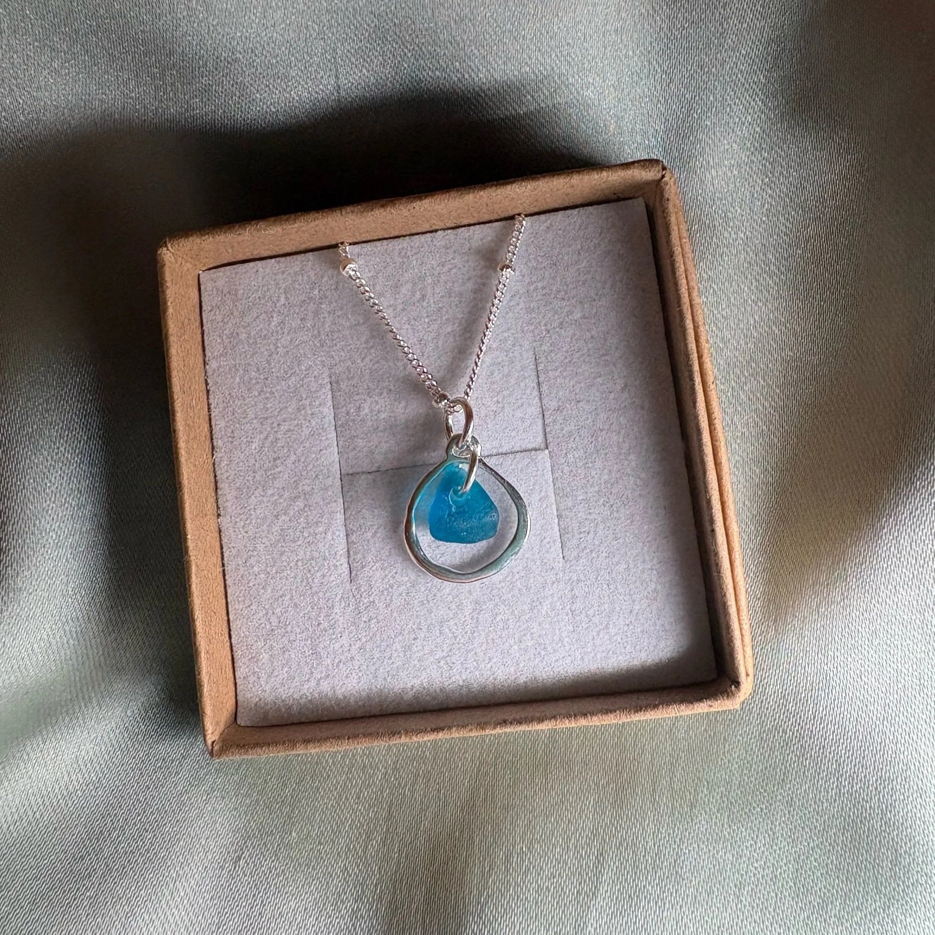 Drift necklace - Teal