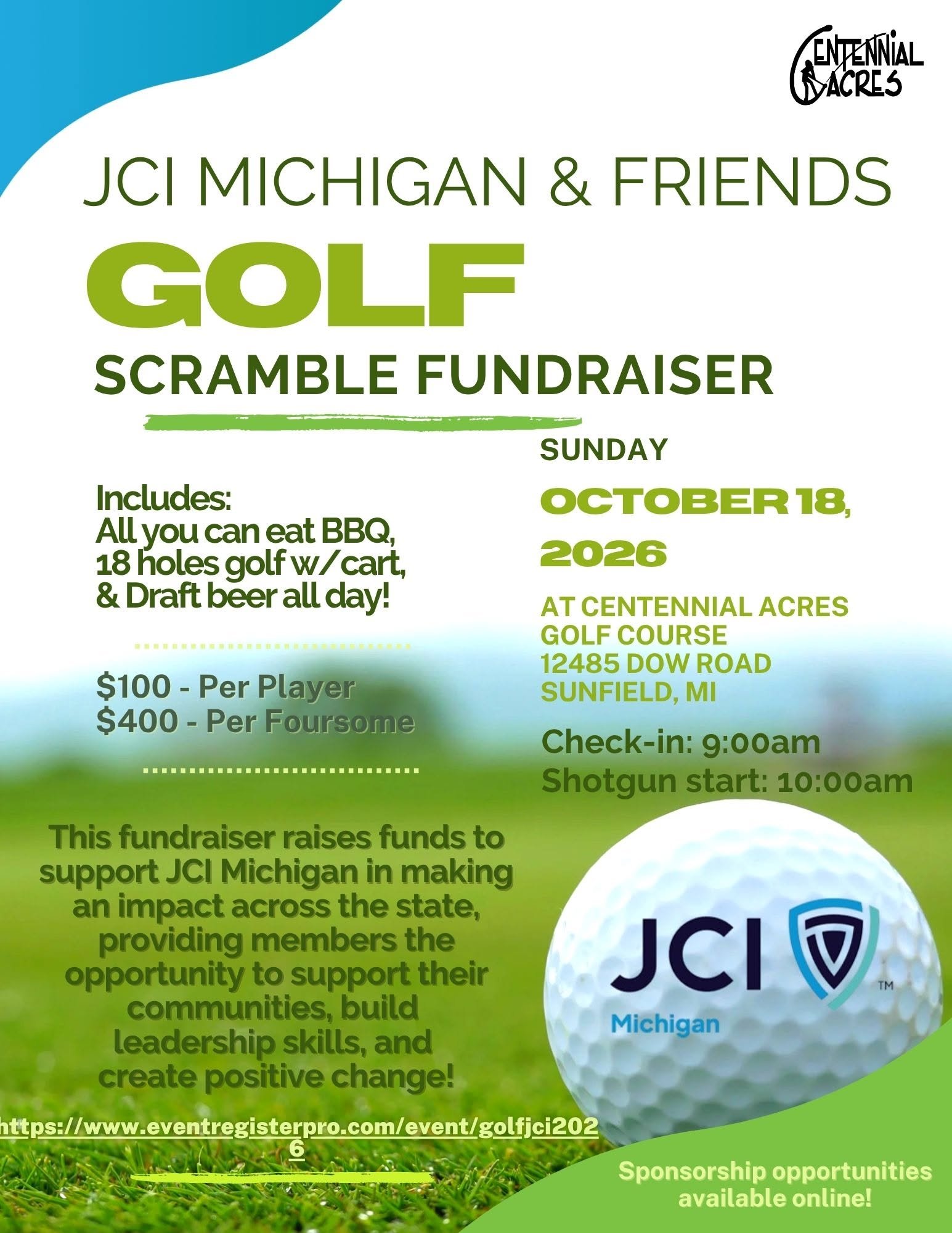 JCI MI & Friends Golf Scramble