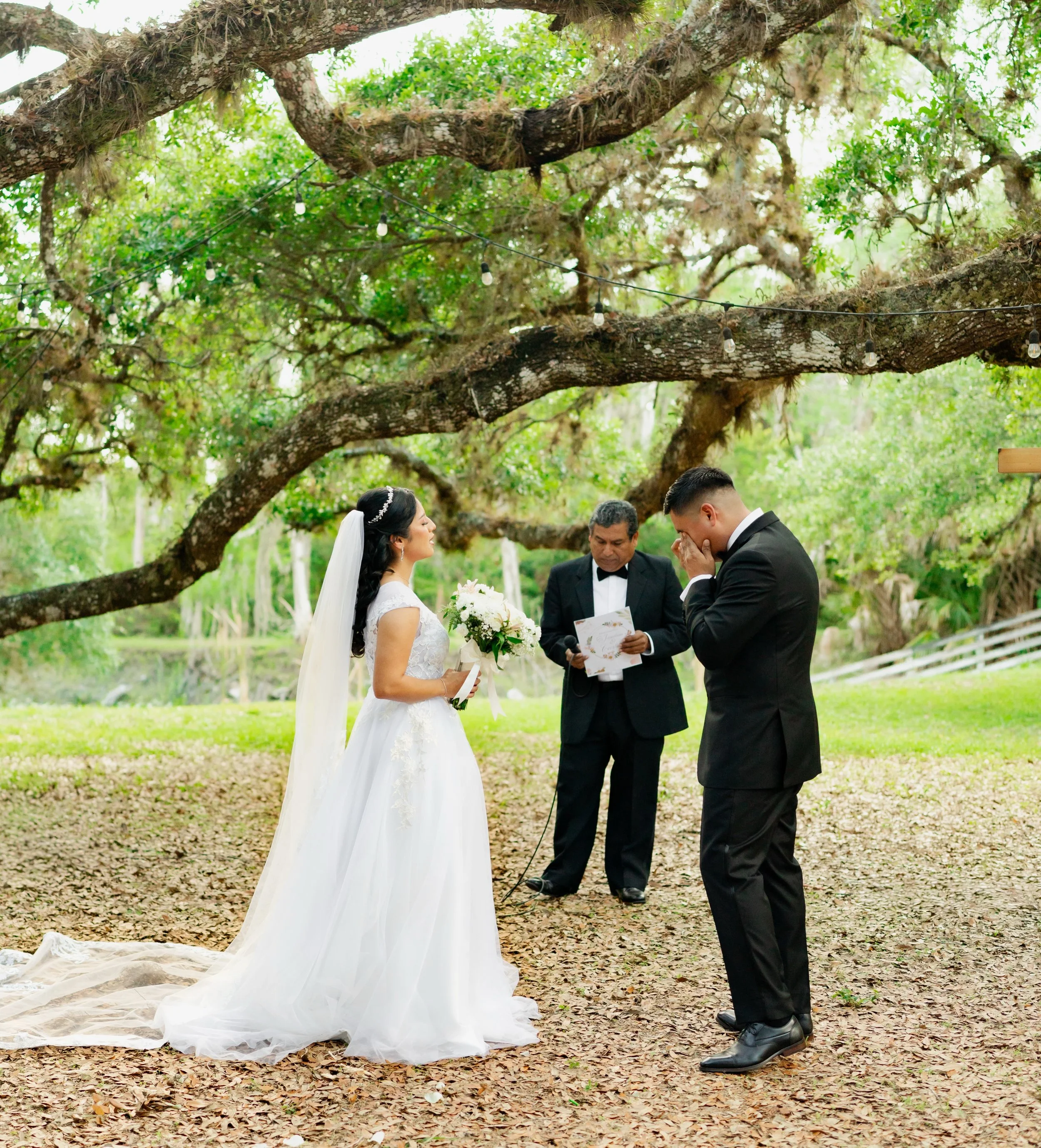 There are moments on a wedding day that you can plan for&hellip; and then there are the ones that just naturally unfold. 🤍

The tears that come without warning, the vows spoken from the heart through laughs and smiles, the first kiss as newlyweds, a