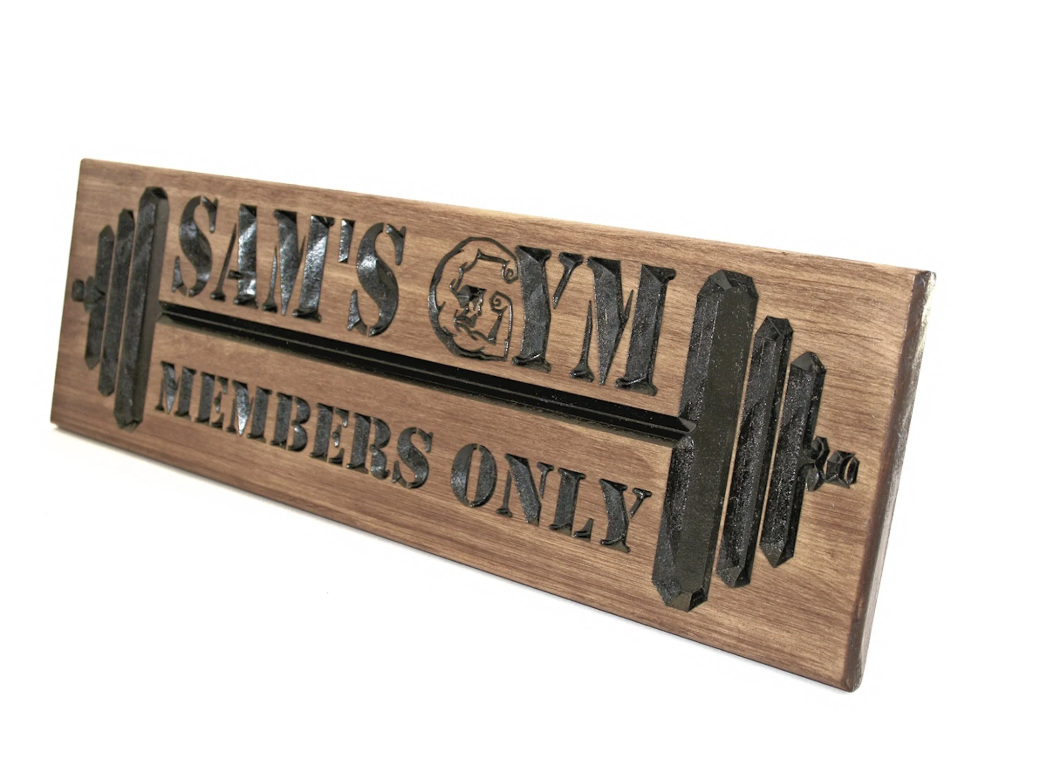 Home Gym Sign - Fitness - Garage Sign (CWD-518)