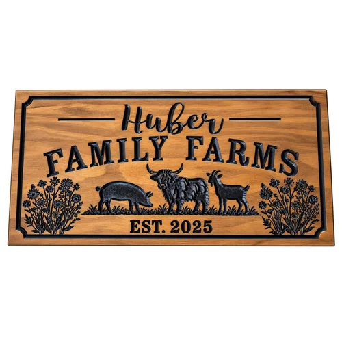 Family Farm Sign