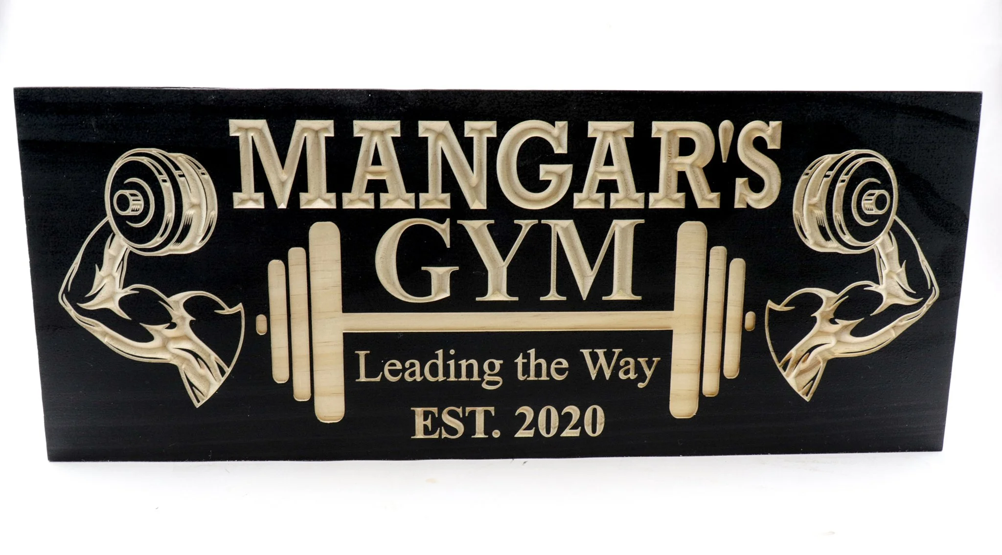 wooden home gym sign with black front (3).jpg