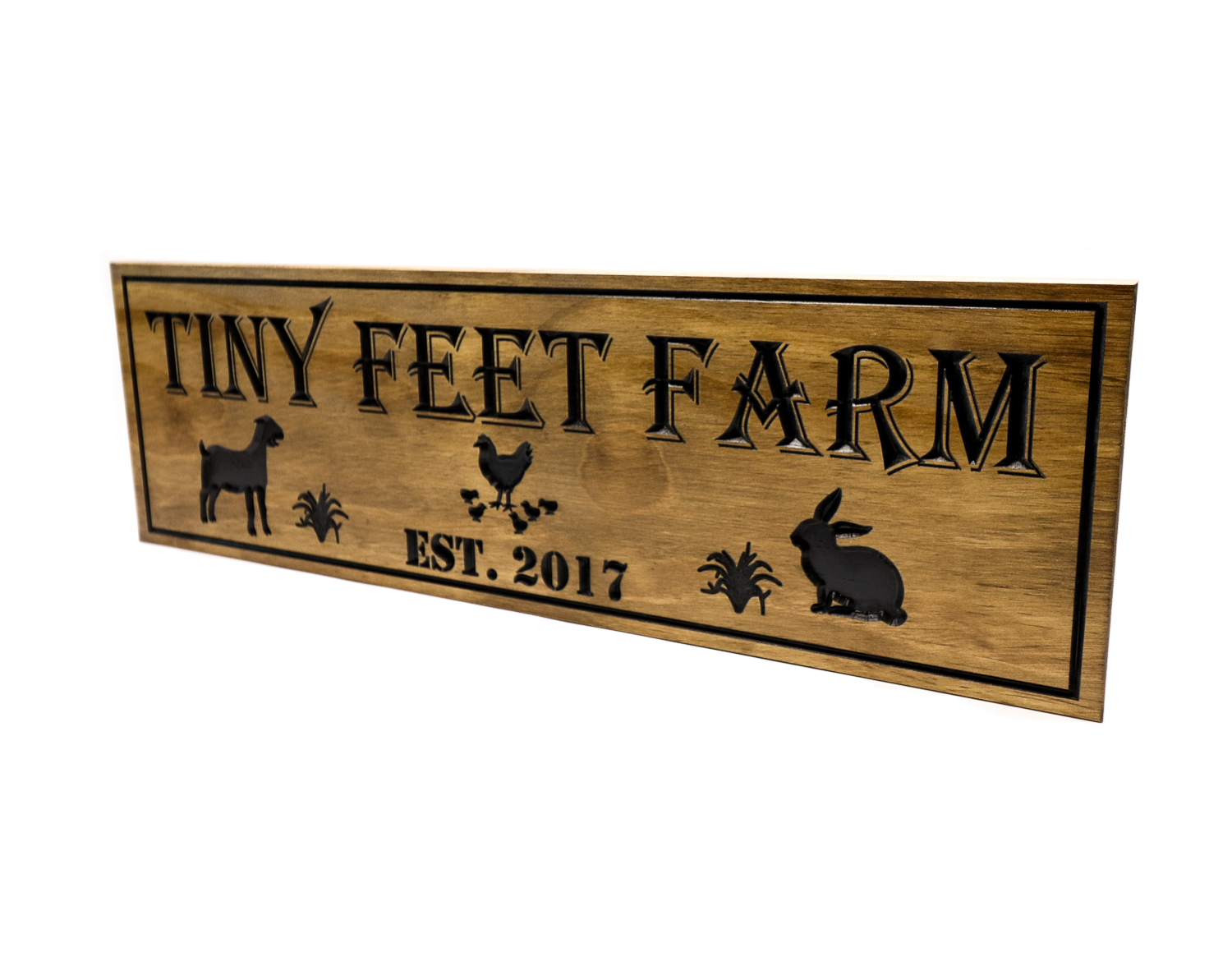 Custom Farm Sign - Address Sign - Farm Animals (CWD-659)