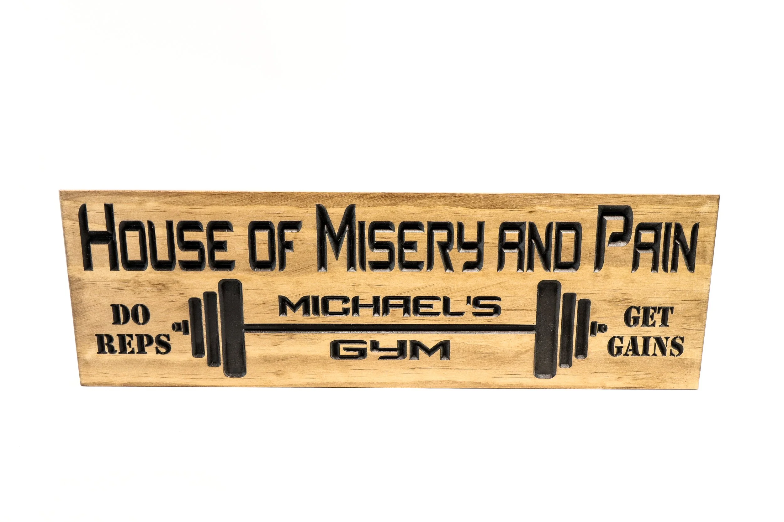 Weightlifting - Home Gym Sign - Man Cave Sign (CWD-443) (4).jpg