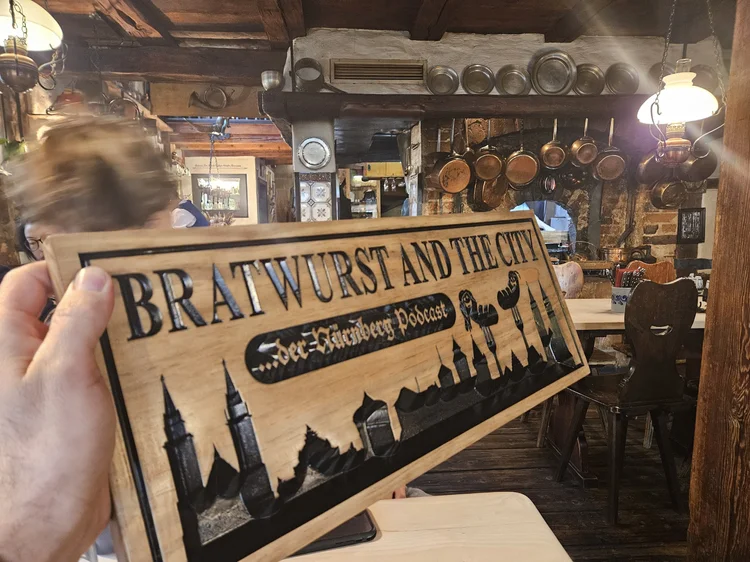 Historic bratwurst kitchen in Nuremberg.