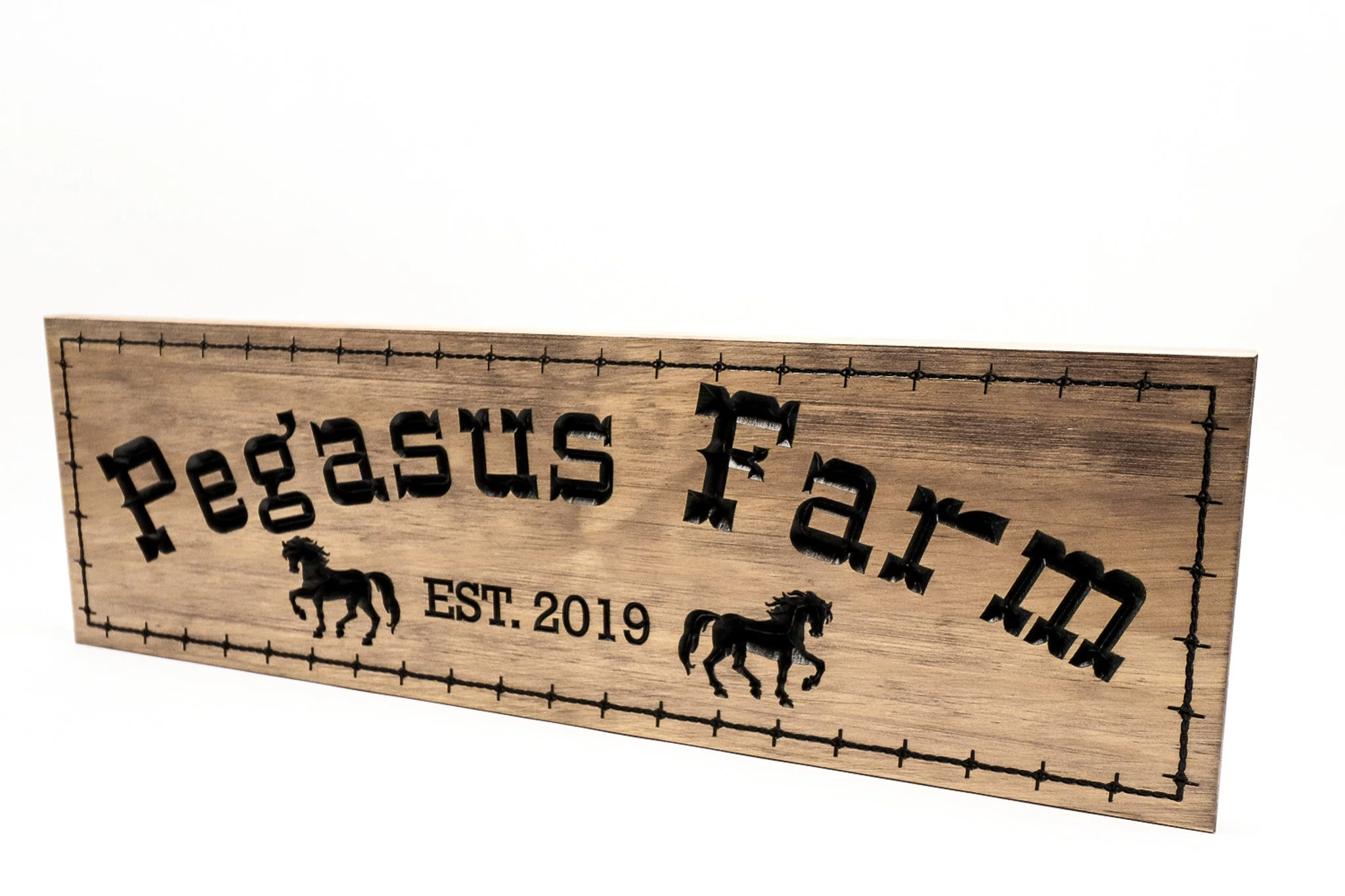 Custom Farm Sign - Equestrian - Welcome Sign (CWD-108)