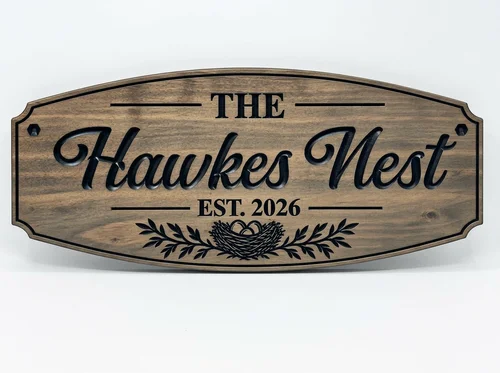 Family Nest Sign