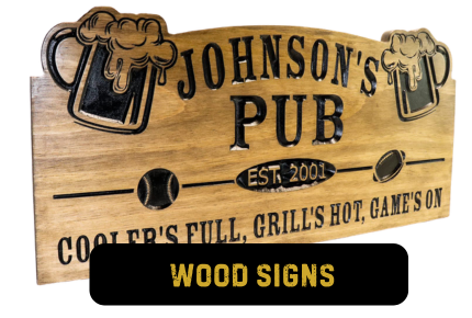 custom wood signs
